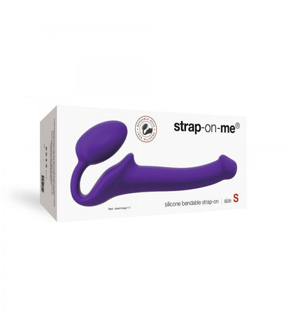 IMBRACATURA DILDO STRAP-ON FLESSIBILE MORBIDO SILICONE VIOLA S