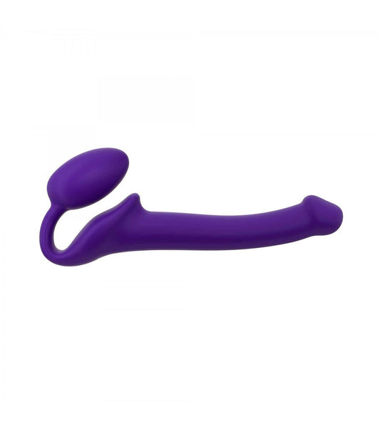 IMBRACATURA DILDO STRAP-ON FLESSIBILE MORBIDO SILICONE VIOLA S