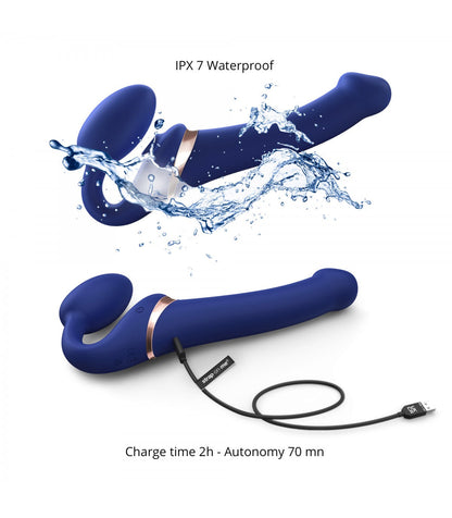 IMBRACATURA REGOLABILE MULTI ORGASMO XL BLU
