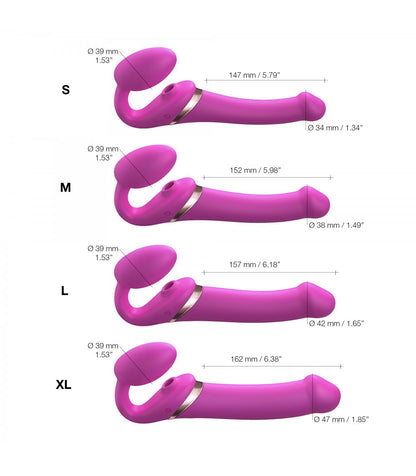 IMBRACATURA REGOLABILE MULTI ORGASMO L FUCSIA