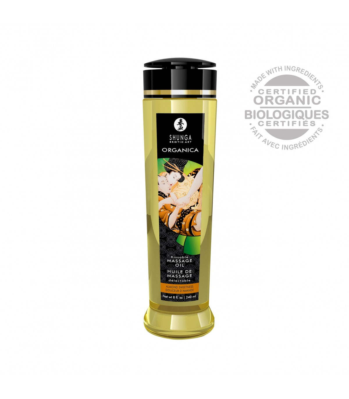 Olio da massaggio biologico alle mandorle dolci 240 ml