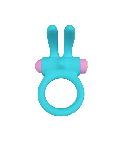 ANELLO VIBRANTE RINY CON CONTROLLER USB IN SILICONE BLU