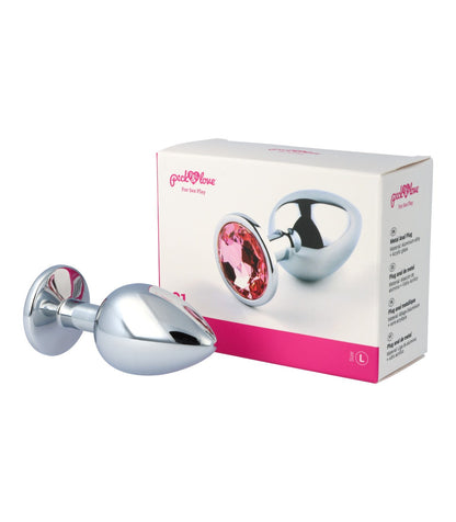 Plug anale in metallo n. 21 taglia L