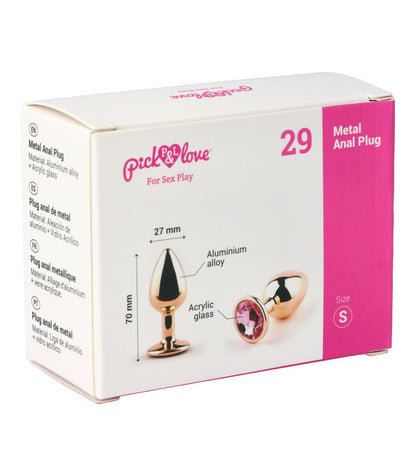 N. 29 PLUG ANALE IN METALLO TAGLIA S