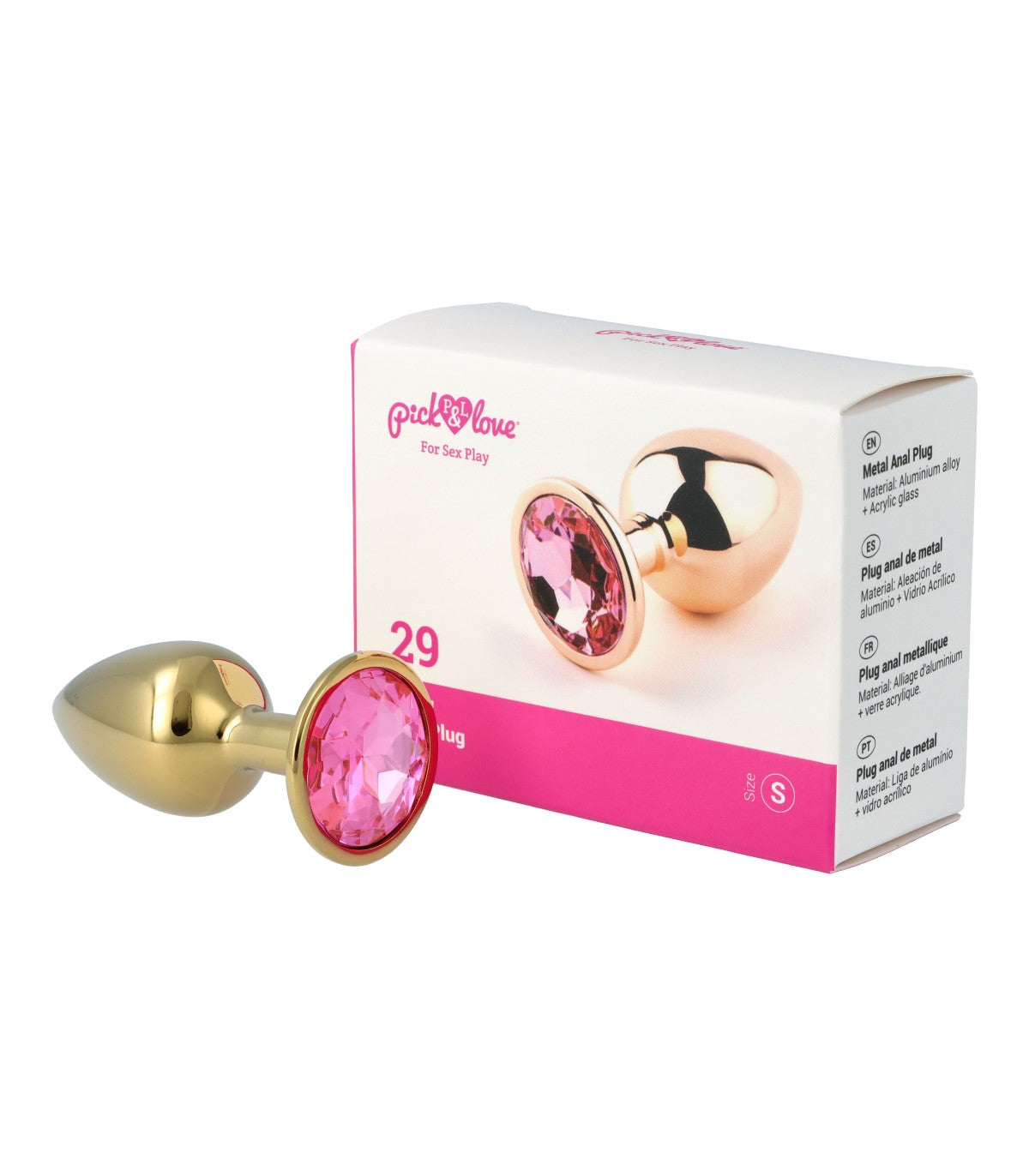 N. 29 PLUG ANALE IN METALLO TAGLIA S