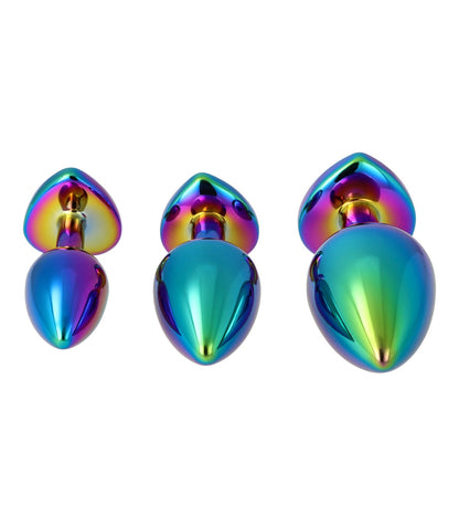 SET DI PLUG ANALI IN METALLO N. 36