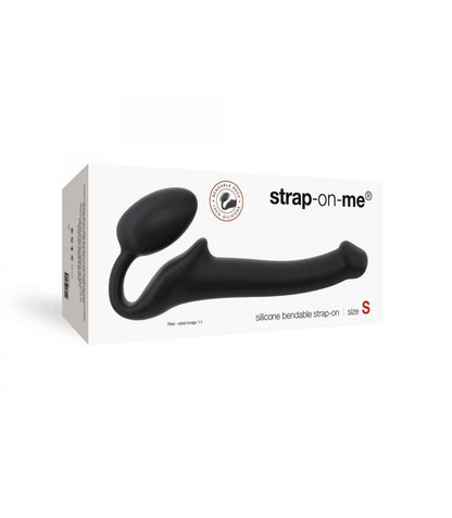 IMBRACATURA DILDO STRAP-ON FLESSIBILE MORBIDO SILICONE NERO S