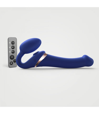 IMBRACATURA REGOLABILE MULTI ORGASMO BLU