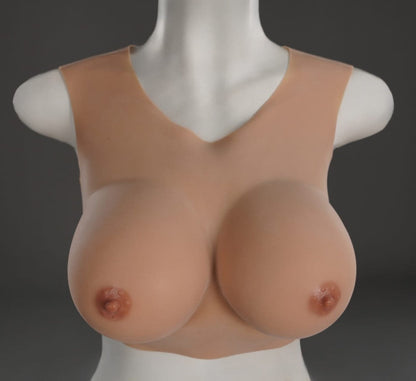 Pettorale in silicone realistico Coppa D