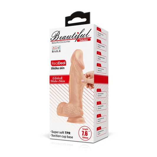 Bellissimo dildo Zebulon 7,6 "Flesh