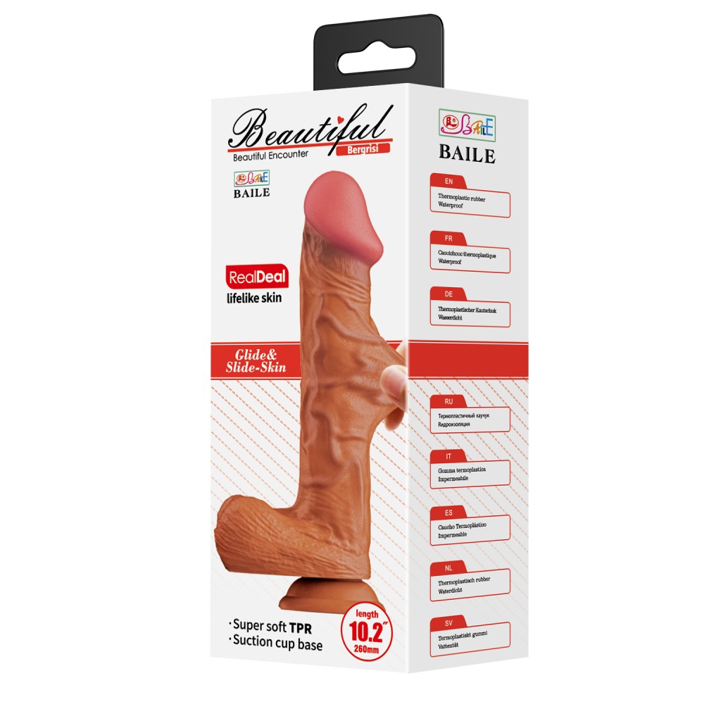 Bellissimo dildo Bergrisi 10,2" marrone
