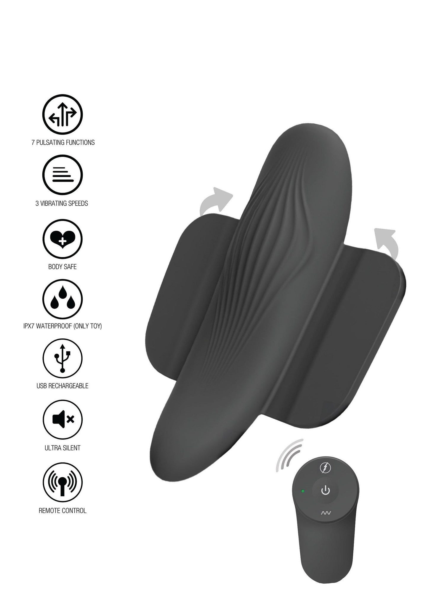 Vibratore Kalli Panty nero
