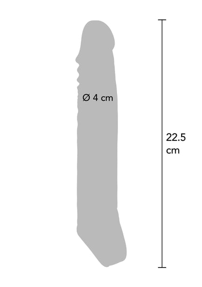 Manicotto di estensione TPE XL 22,5 cm pelle