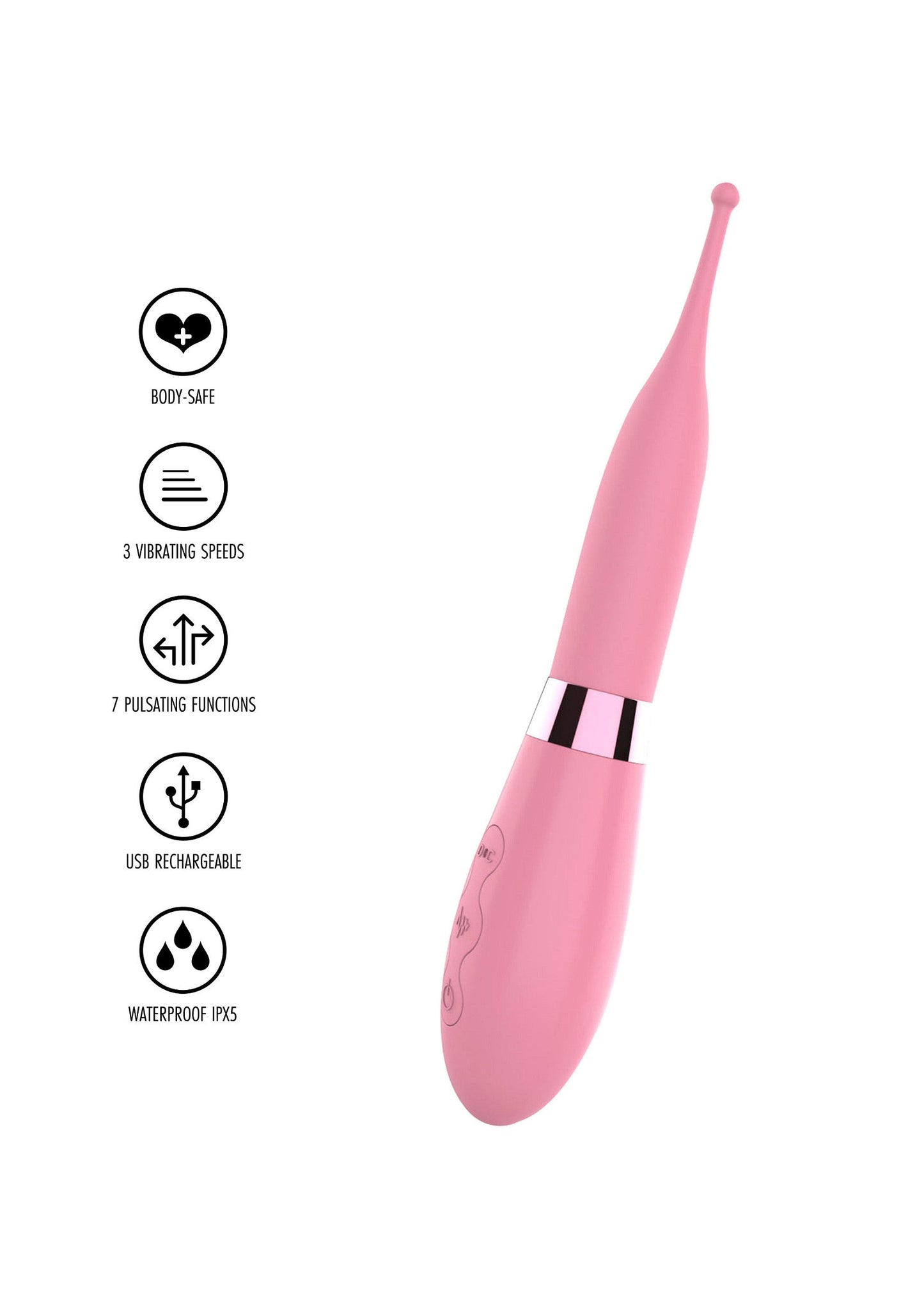 Vibratore Pin Point Fest rosa