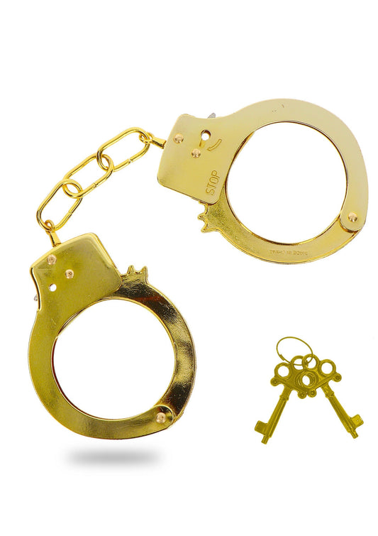 Manette in metallo dorate