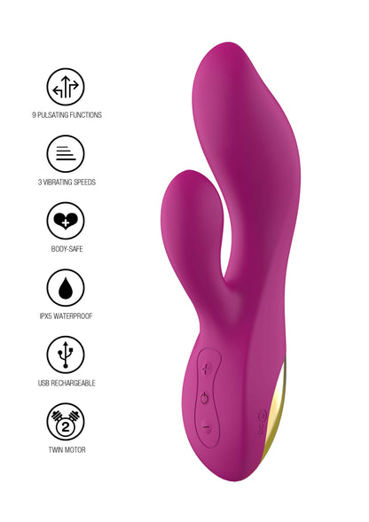Vibratore Freya Rumble fucsia
