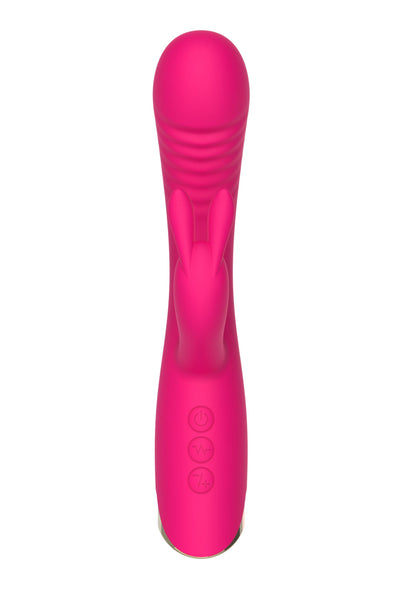 Vibratore triplo Afrodite rosa