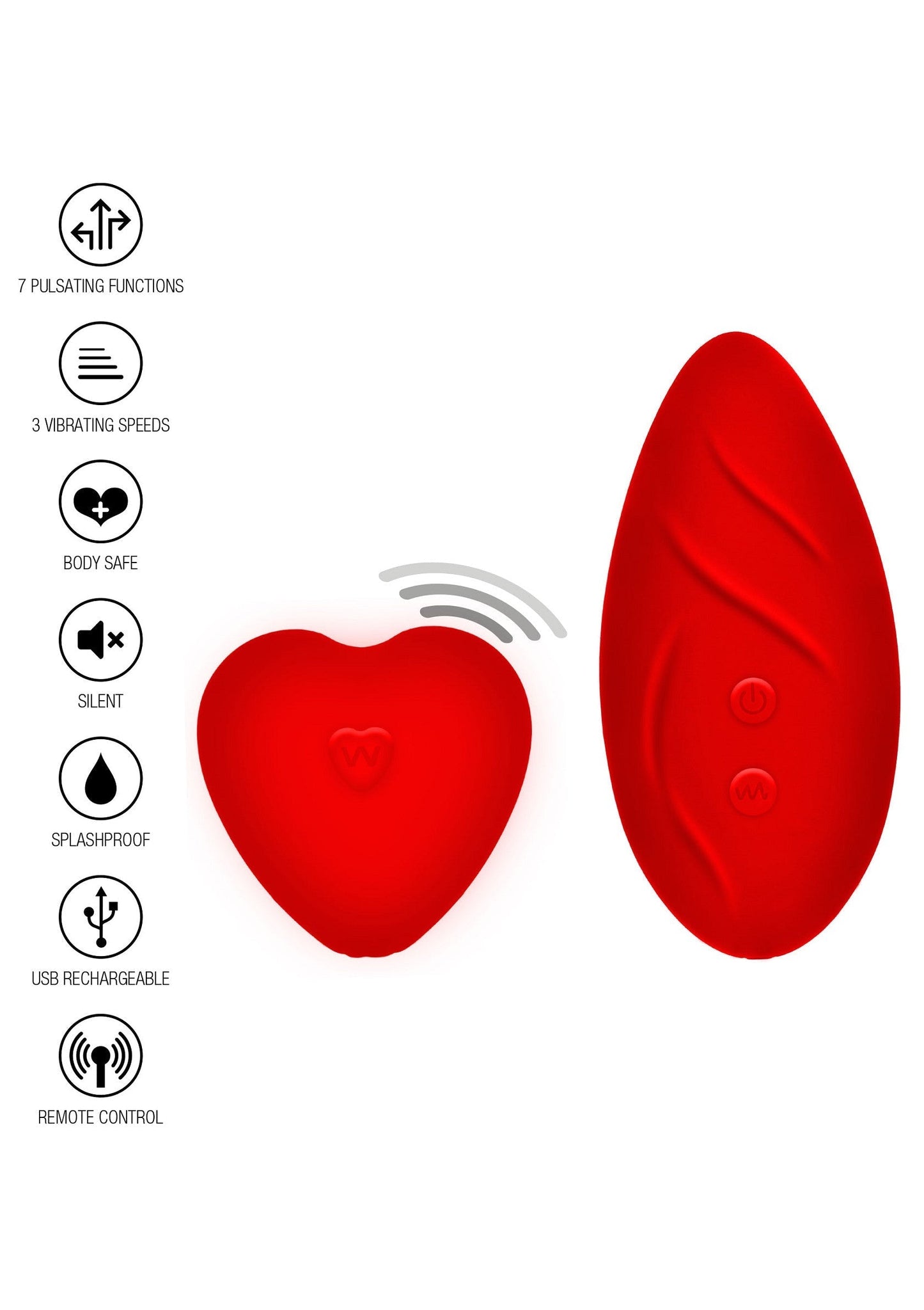 Vibratore Divine Panty rosso