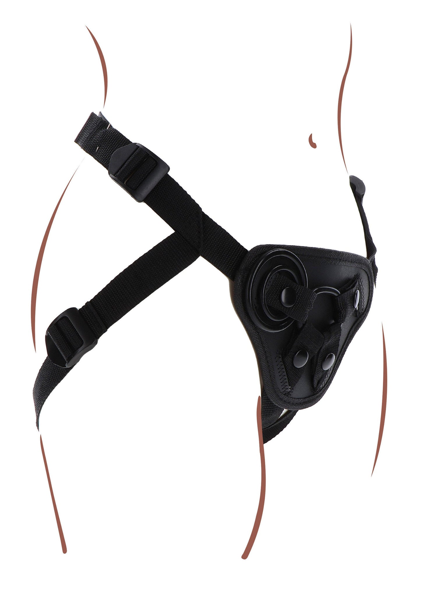 Imbracatura Strap-On nera