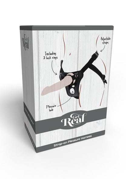 Imbracatura Strap-On Pleasure Hole nera
