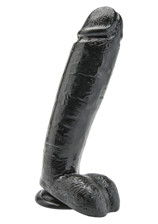 Dildo in PVC 25,5 cm nero