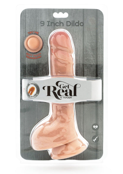 Dildo a doppia densità TPE 23 cm pelle