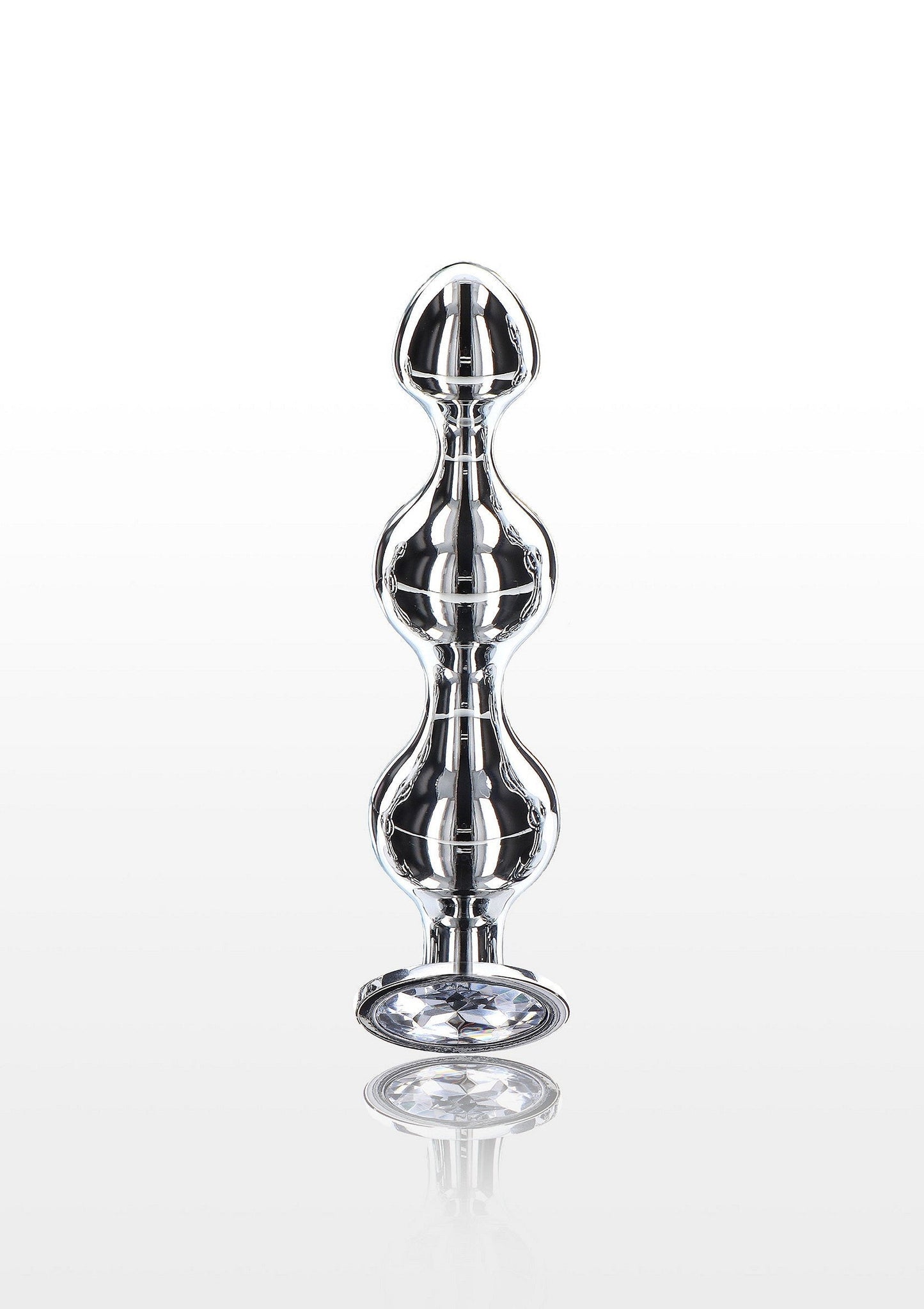Perline a forma di stella di diamante, medie, argento