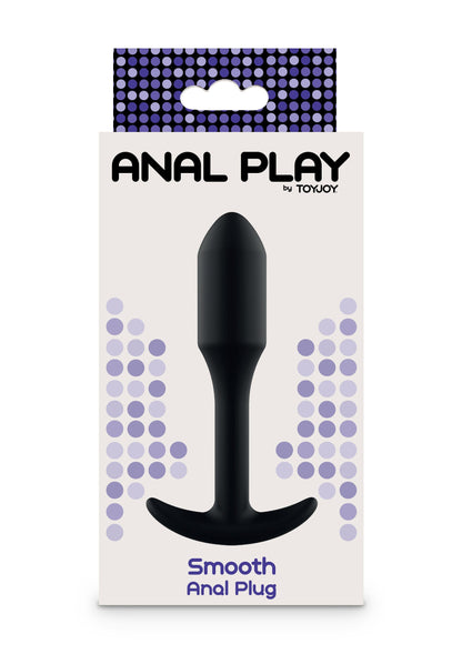 Plug anale liscio piccolo nero