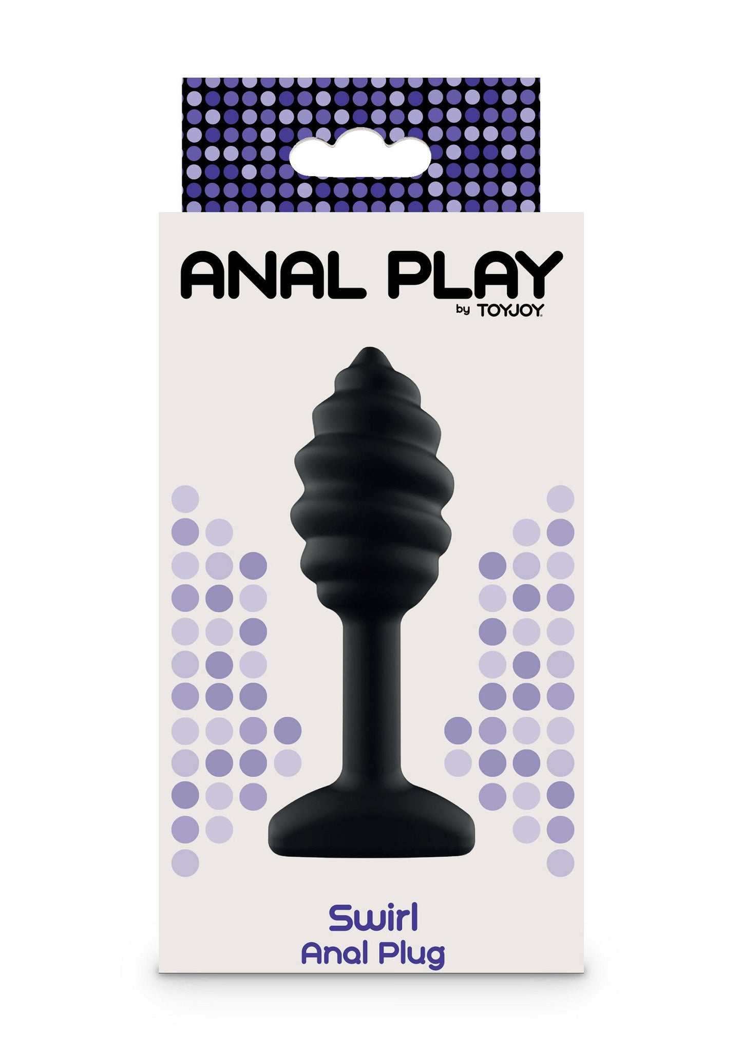 Plug anale Swirl nero