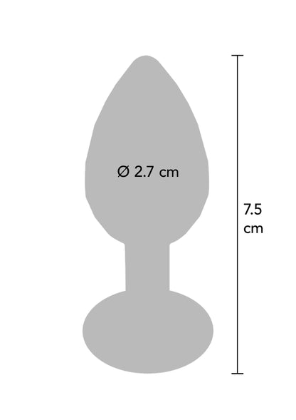 Disco Diamond Plug Piccolo argento