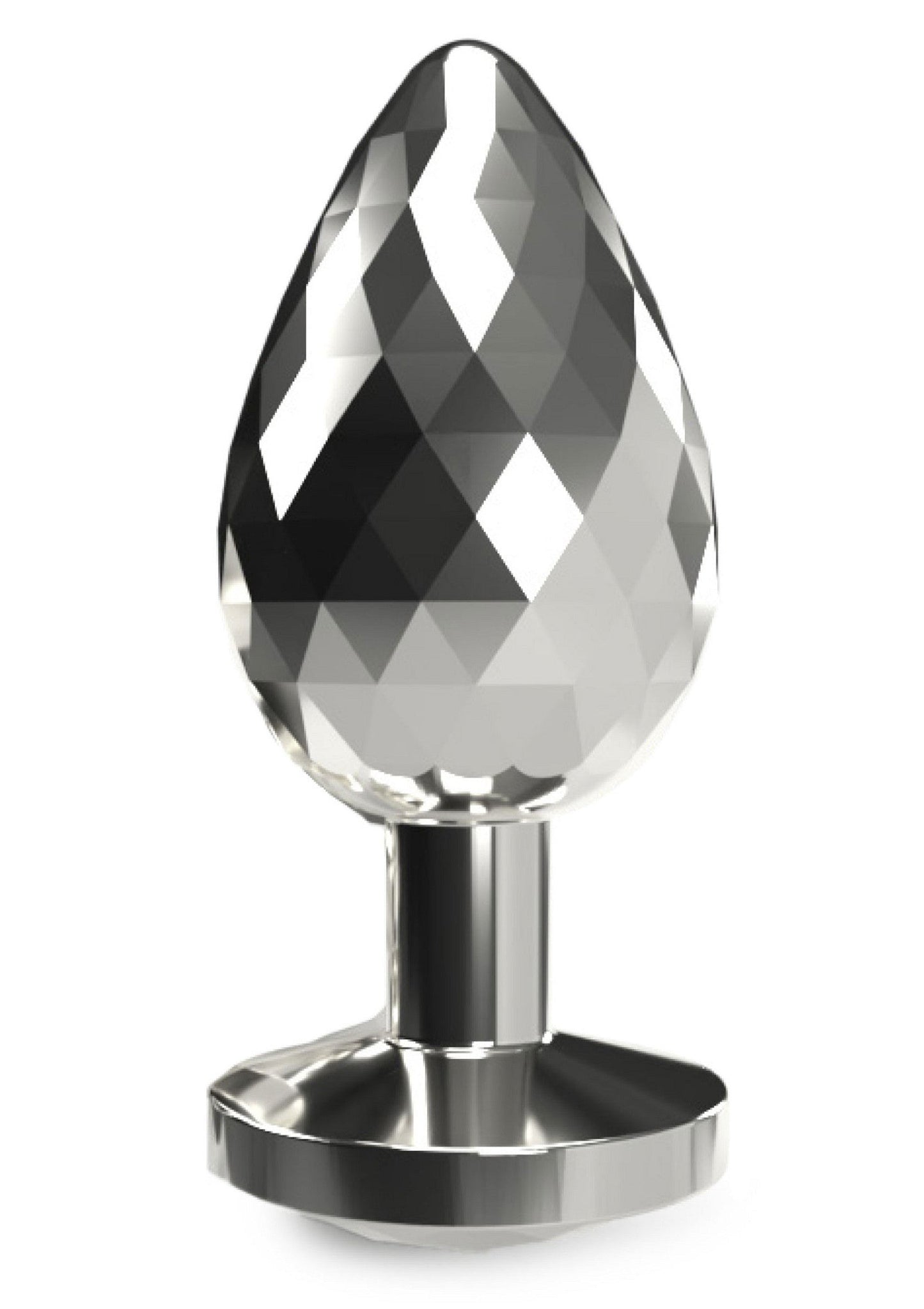 Disco Diamond Plug Grande argento