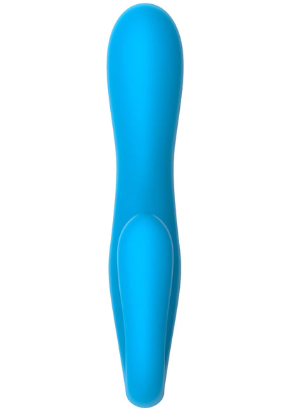 Il vibratore Skyler Rabbit blu