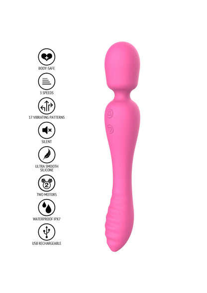 Il massaggiatore Evermore 2 in 1 rosa
