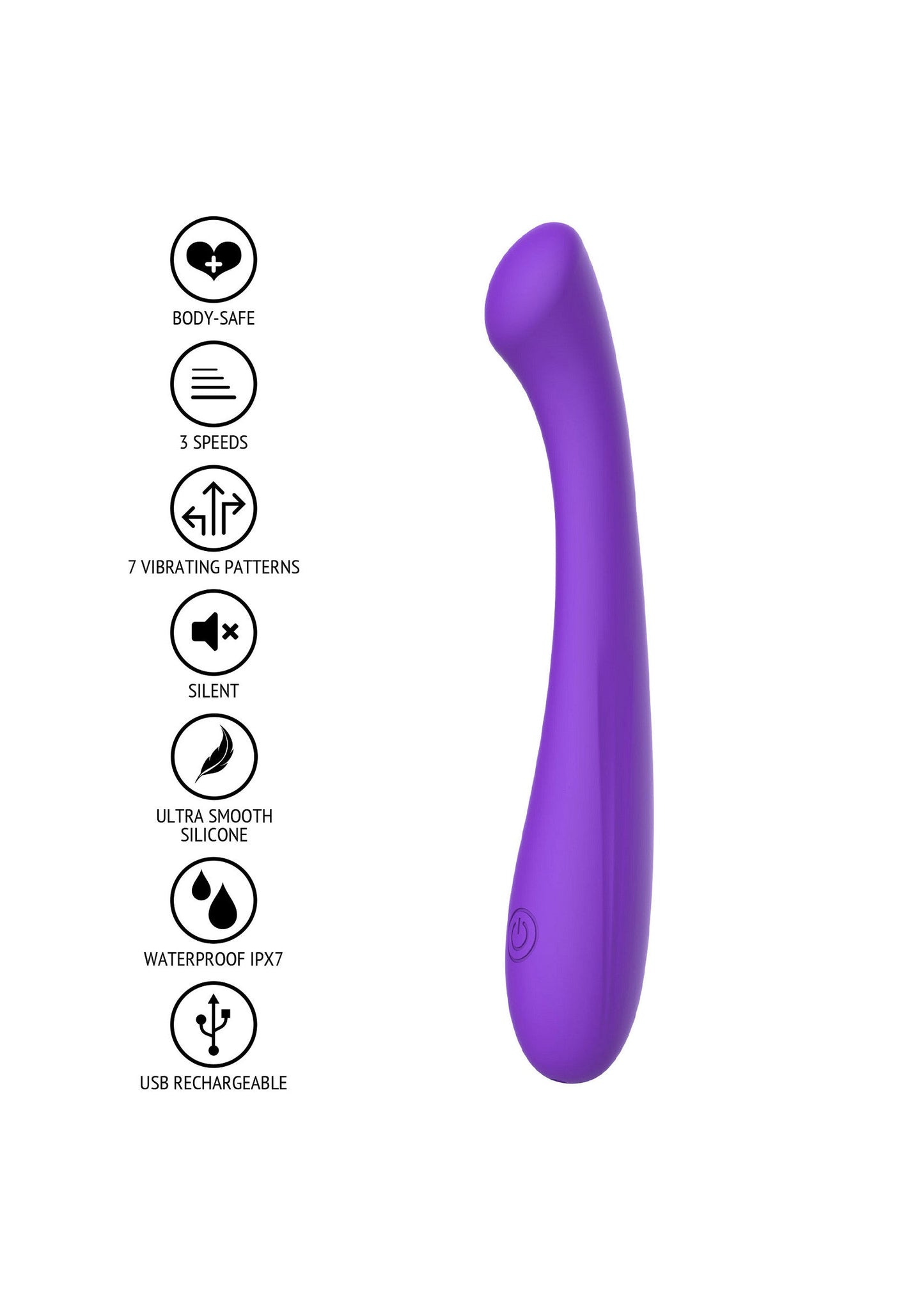 Il vibratore Luna G-Spot viola