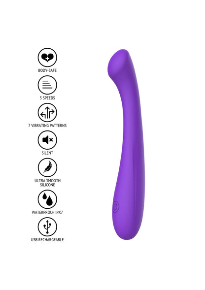 Il vibratore Luna G-Spot viola