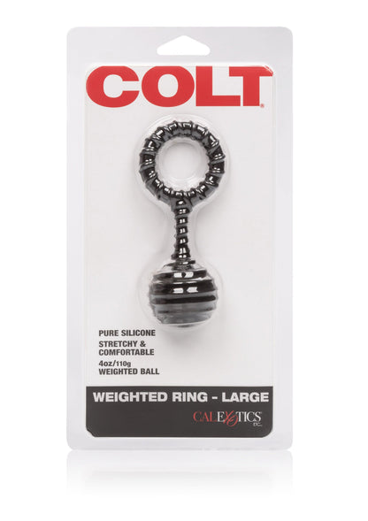 COLT Anello con peso grande nero