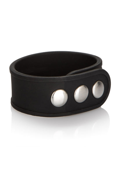 Anello erettile in silicone a 3 scatti nero