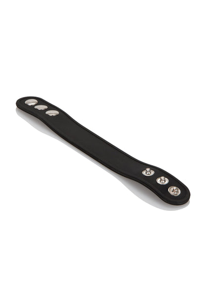Anello erettile in silicone a 3 scatti nero