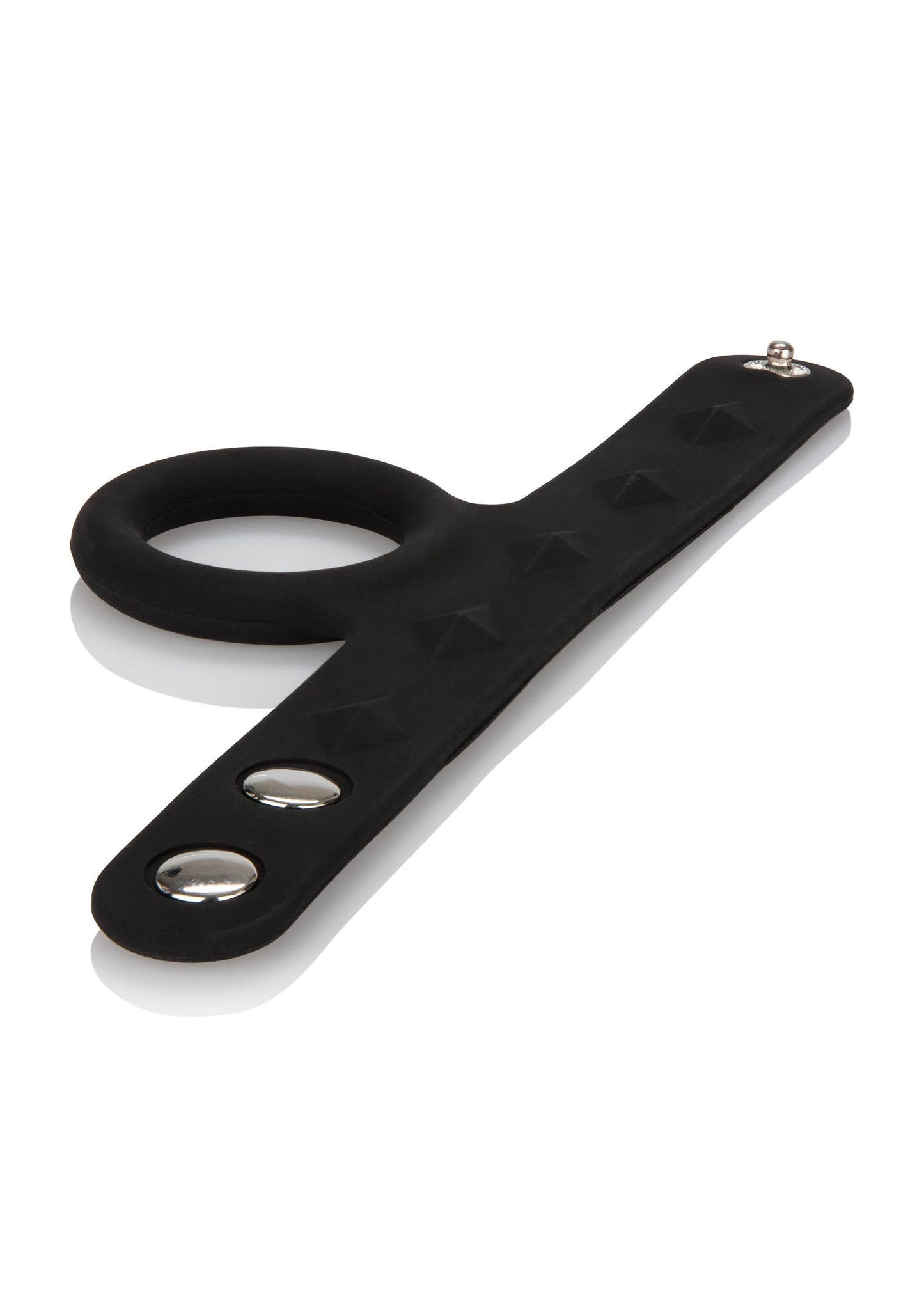 Anello per lo scroto a 3 bottoni, medio, nero