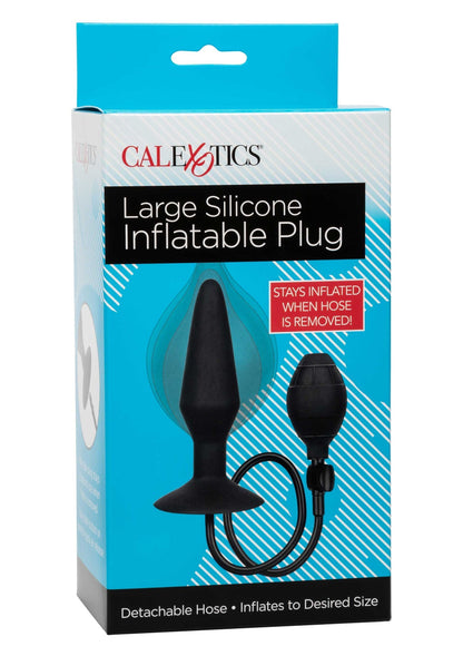 Grande tappo gonfiabile in silicone nero