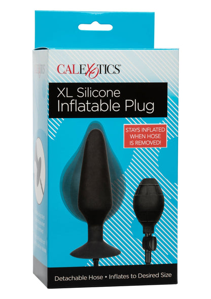 Spina gonfiabile in silicone XL nera