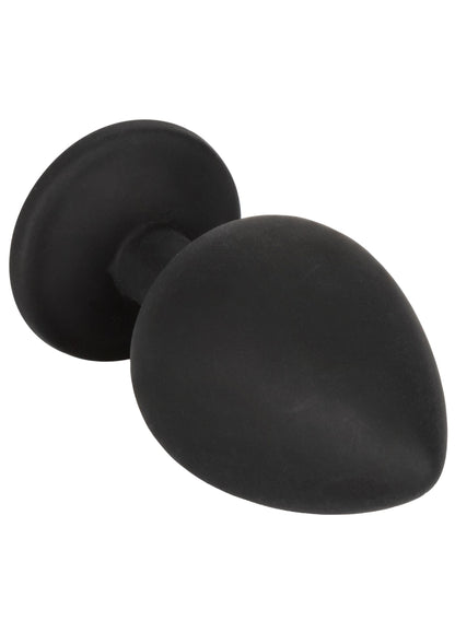 Kit anale in silicone con gemme nere