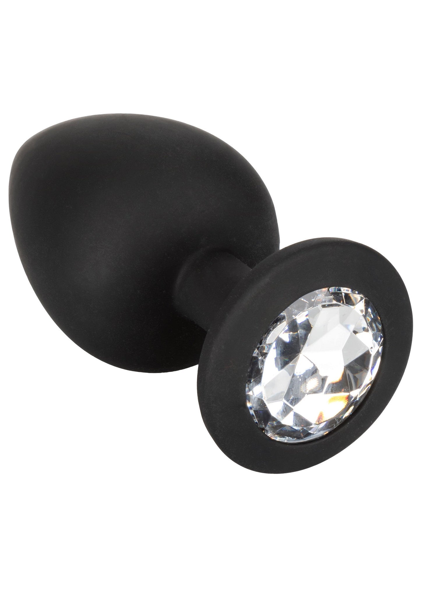 Kit anale in silicone con gemme nere