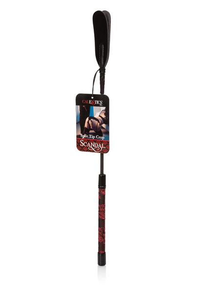Scandal Split Tip Crop rosso