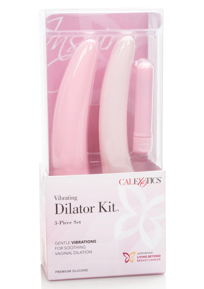 Set dilatatori vibranti 3 pezzi rosa