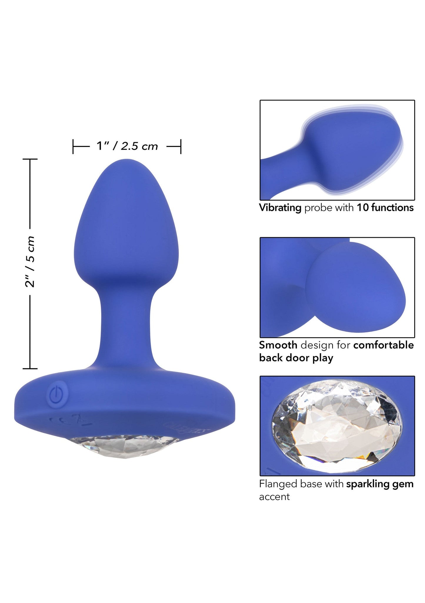 Sonda vibrante piccola blu