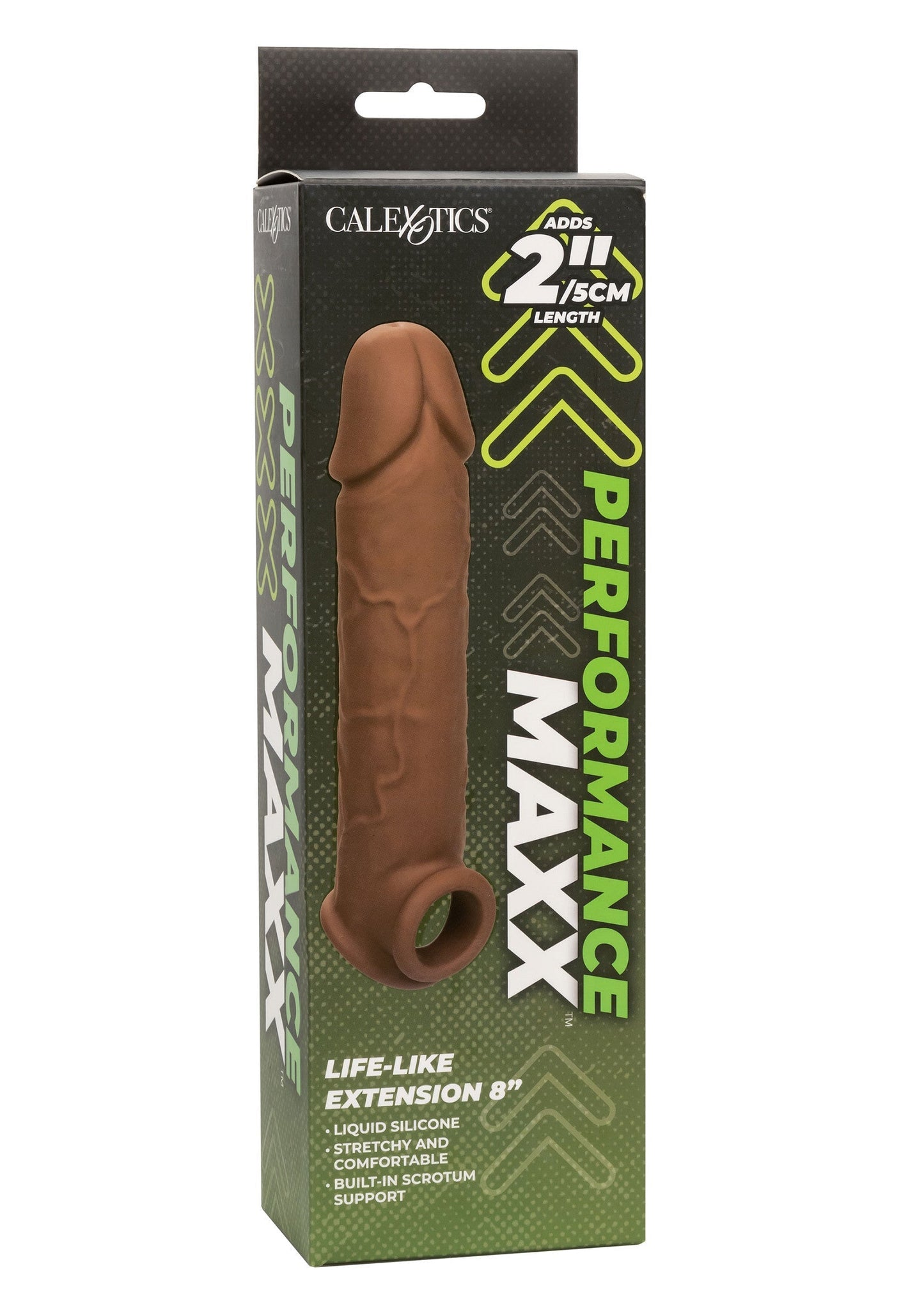 Extension realistiche da 8 pollici, marrone
