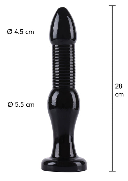 Intruso anale 28 cm nero