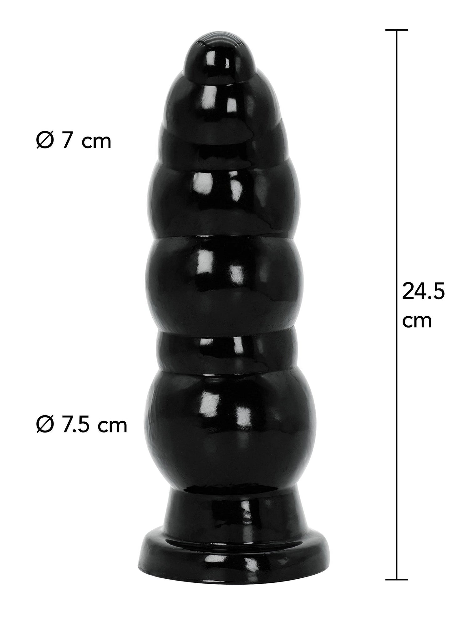 Palline anali 24,5 cm nere