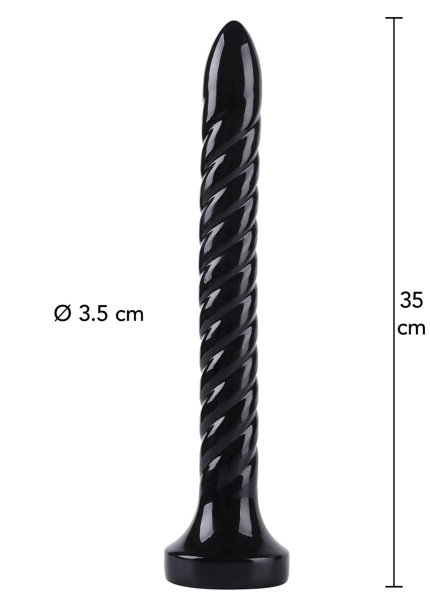 Serpente anale 35 cm nero